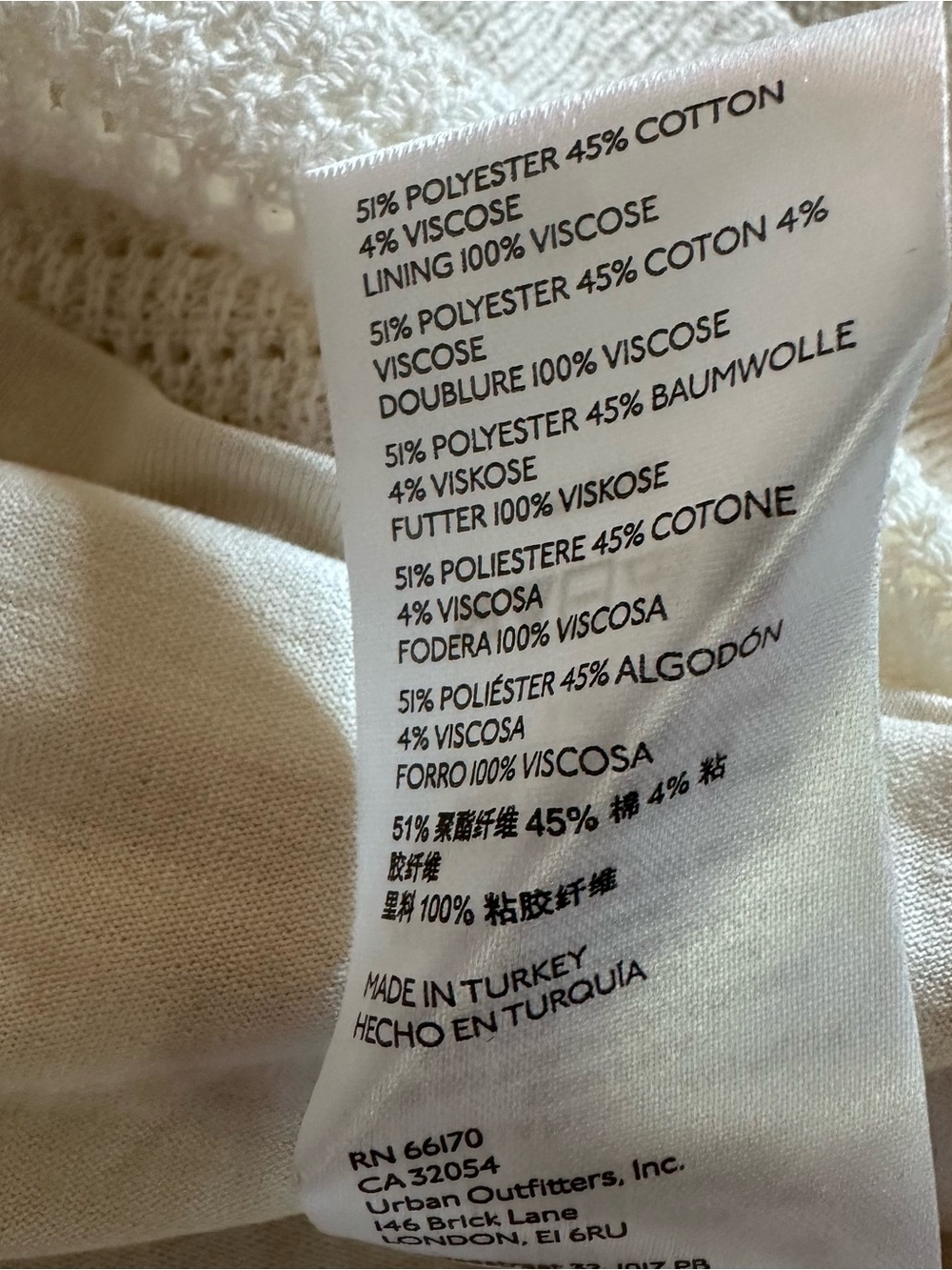 NWT Anthropologie Ivory Dress - Picture 7 of 12